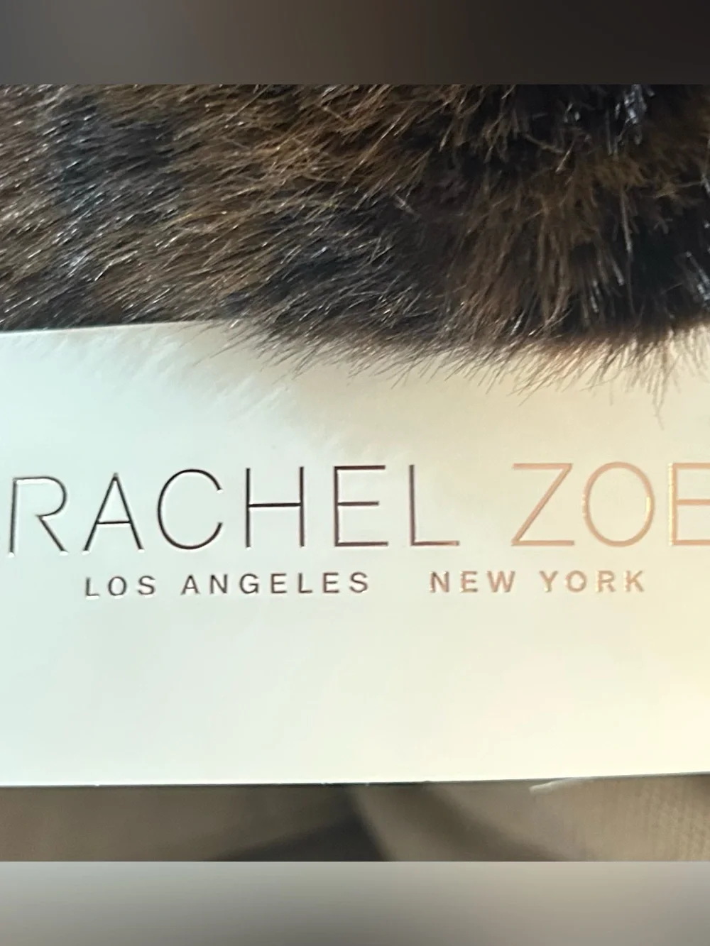 “New” Rachel Zoe Faux Fur Leopard Brown Accent Pillow